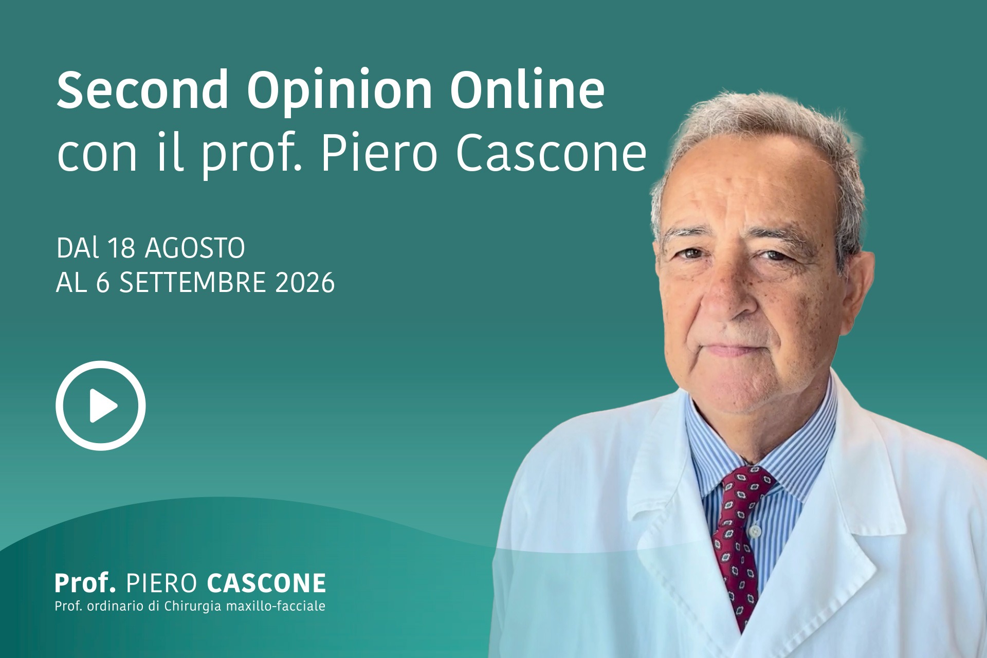 Piero Cascone chirurgo maxillo facciale